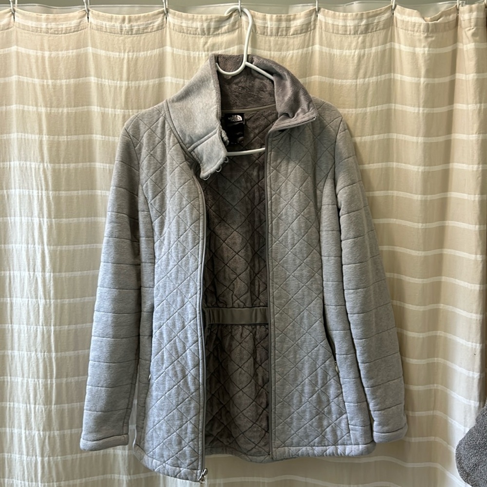 North face quilted jacket